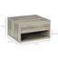 Floating Bedside Tables Wall Mounted Nightstands with Drawer and Shelf, 37 x 32 x 21 cm, Engineered Wood, 2 Pieces, Wall-Mounted Nightstand, Brown, Space-Saving Wall-Mounted Design-190321172