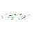 Timothy Corrigan Topiary Radial Acrylic Square Decorative Tray-122272129