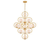 Storrs 14 - Light Wrought Iron Chandelier