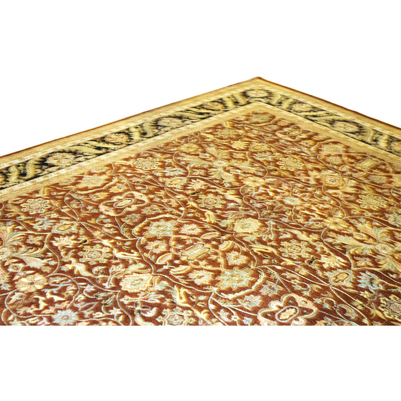 Tapis rectangulaire noué à la main