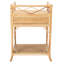 Table de chevet élégante Boan Coastal - l 18,5 po en osier et bois avec tiroir et design chic-1812852760