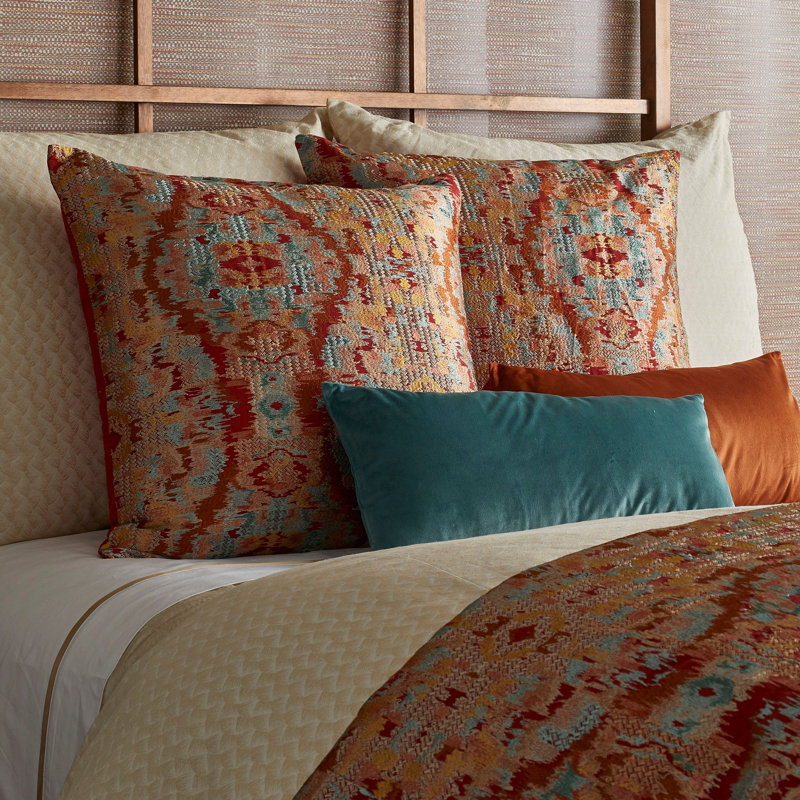 The Met x Ann Gish Dowry Embroidered Pillow