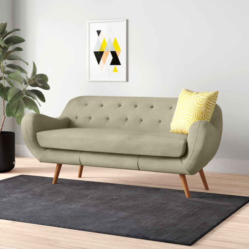 Jefferson 3 Seater Sofa, Light Grey
