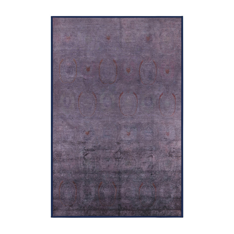 Tapis oriental mauve, Tapis de couloir 2 pi x 5 pi