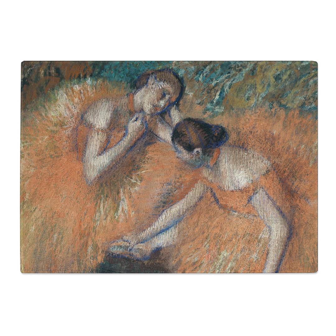 Two Ballet Ballerina Dancers by Edgar Degas Chopping Board