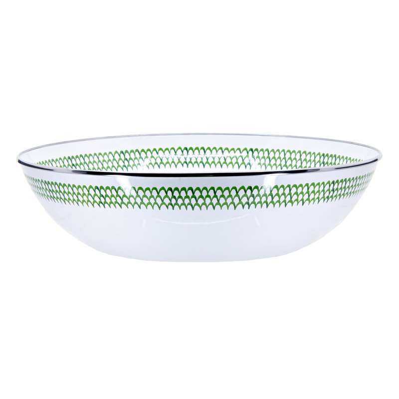 Green Scallop Catering Bowl