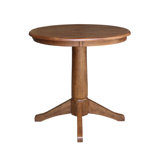 Imilia Solid Wood Pedestal Dining Table