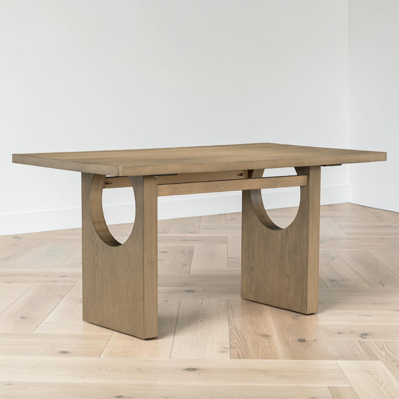 Ensemble de salle à manger 6 personnes, table de rassemblement rectangulaire, bois, sièges rembourrés, maison de campagne moderne, salle à manger