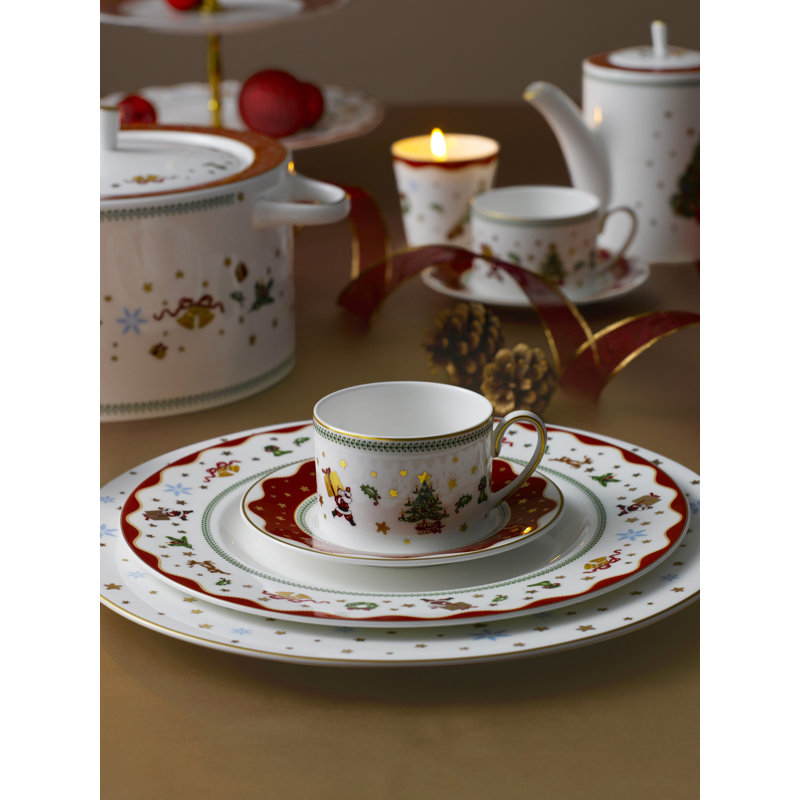 My Noel Bone China Appetizer Plate