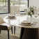 Suzzie Modern Sintered Stone Round Dining Table with Pedestal Base, Pre-Assembly