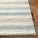 Canyon Wool Striped Area Rug in Blue/Beige