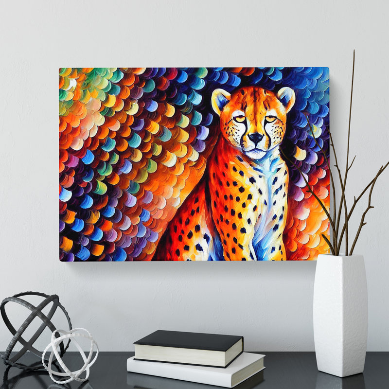 Cheetah - Wrapped Canvas, 40cm H x 60cm W x 3cm D