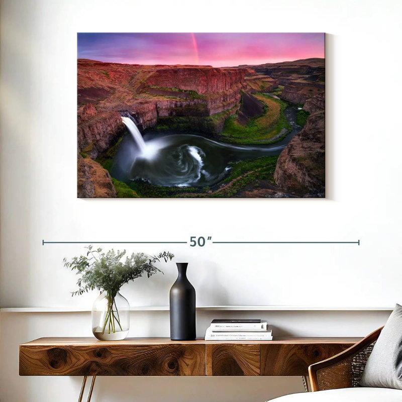 Alvord surplombant la cascade de Palouse, H 26 po x l 39 po