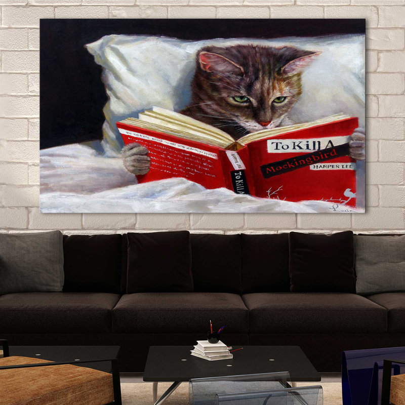 Late Night Thriller par - Peinture, Toile tendue, H 24 po x l 40 po x P 1,5 po