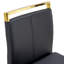 Tabouret de comptoir 2 pièces en cuir et similicuir 15,3 x 18,3 x 38 pouces-1567266134
