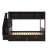 Leda Twin over Full Futon Bunk Bed with Bookcase by Runforrest-748128746