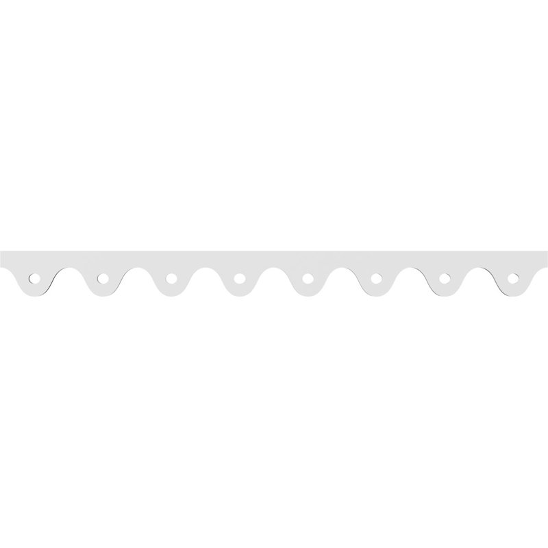 Garniture de course en PVC de qualité architecturale Havana, H 4 po x L 48 po x P 0,63 po