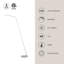 Miter LED Swing Arm Floor Lamp-64113063