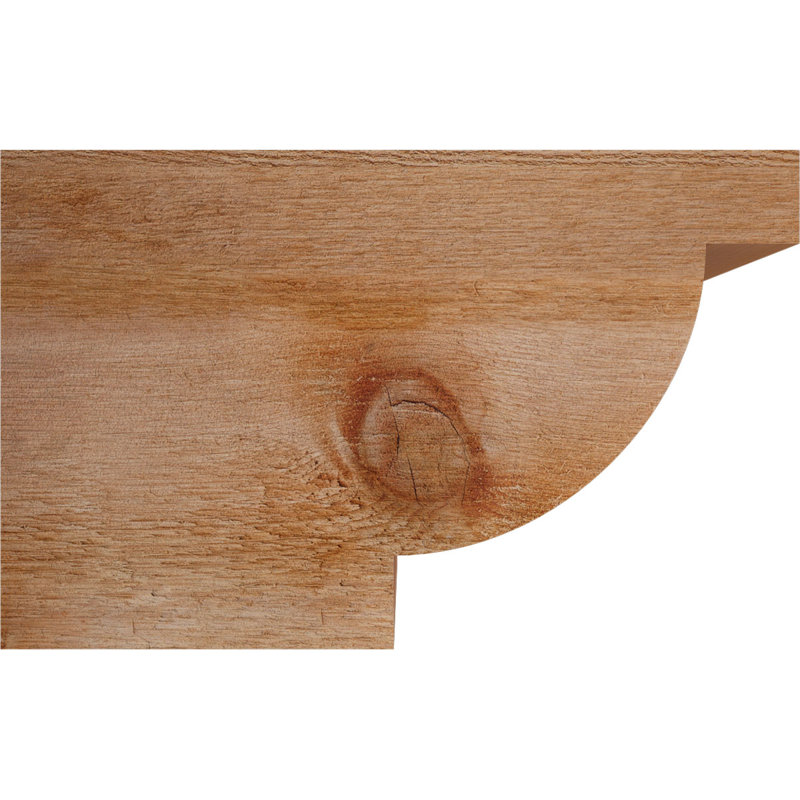 Alpine Rough Sawn, Cèdre rouge, H 10 po x l 16 po x P 6 po