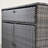 Outdoor Towel Rack & Pool Toy Cabinet Hot Tub Accessory Storage Freestanding PE Rattan Wicker Cabinet With Drawer