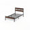 Base de lit plateforme en bambou et métal Zinus Roman