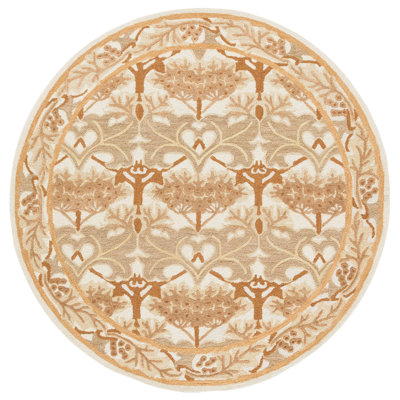 Earthly Treasures Hand Tufted Wool;Cotton;Viscose Geometric Indoor Rug