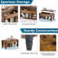 Table basse à pieds en bois massif 39,96 po-639825829-639825831
