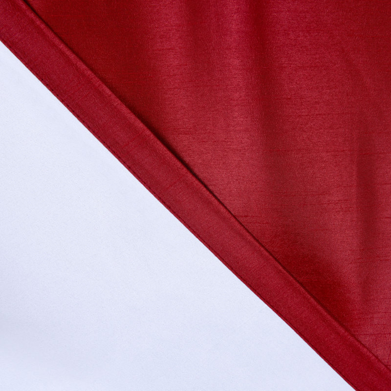 Julianni Blackout Curtain Pair, Burgundy, 52" W x  63" H