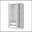 Armoire Casper avec 2 tiroirs, tringle suspendue et 3 portes-118002884