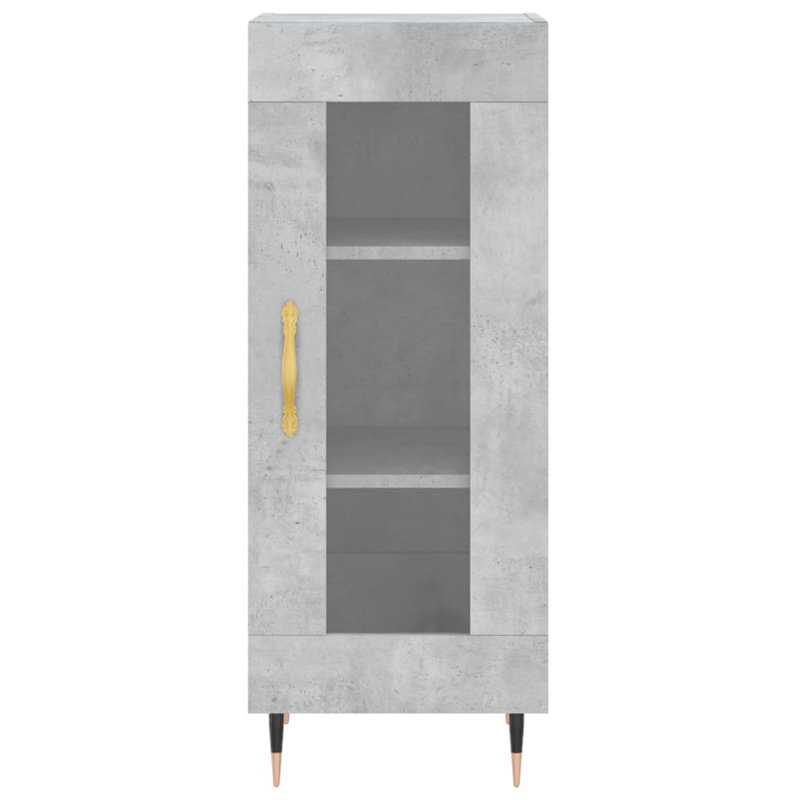 Malama Display Cabinet, Concrete Grey