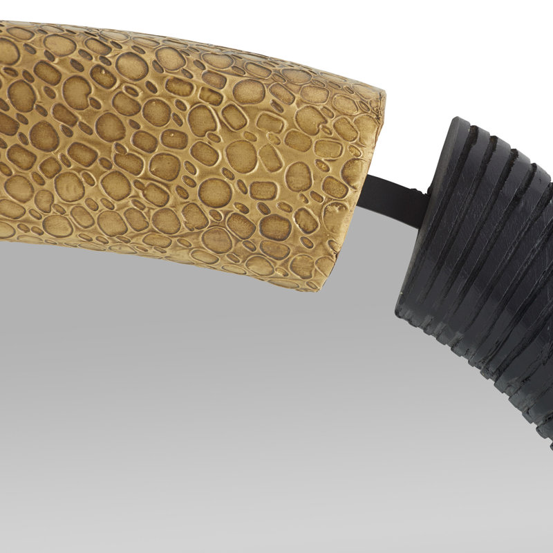 Hitchcock Novelty Solid Wood:Brass Mirror