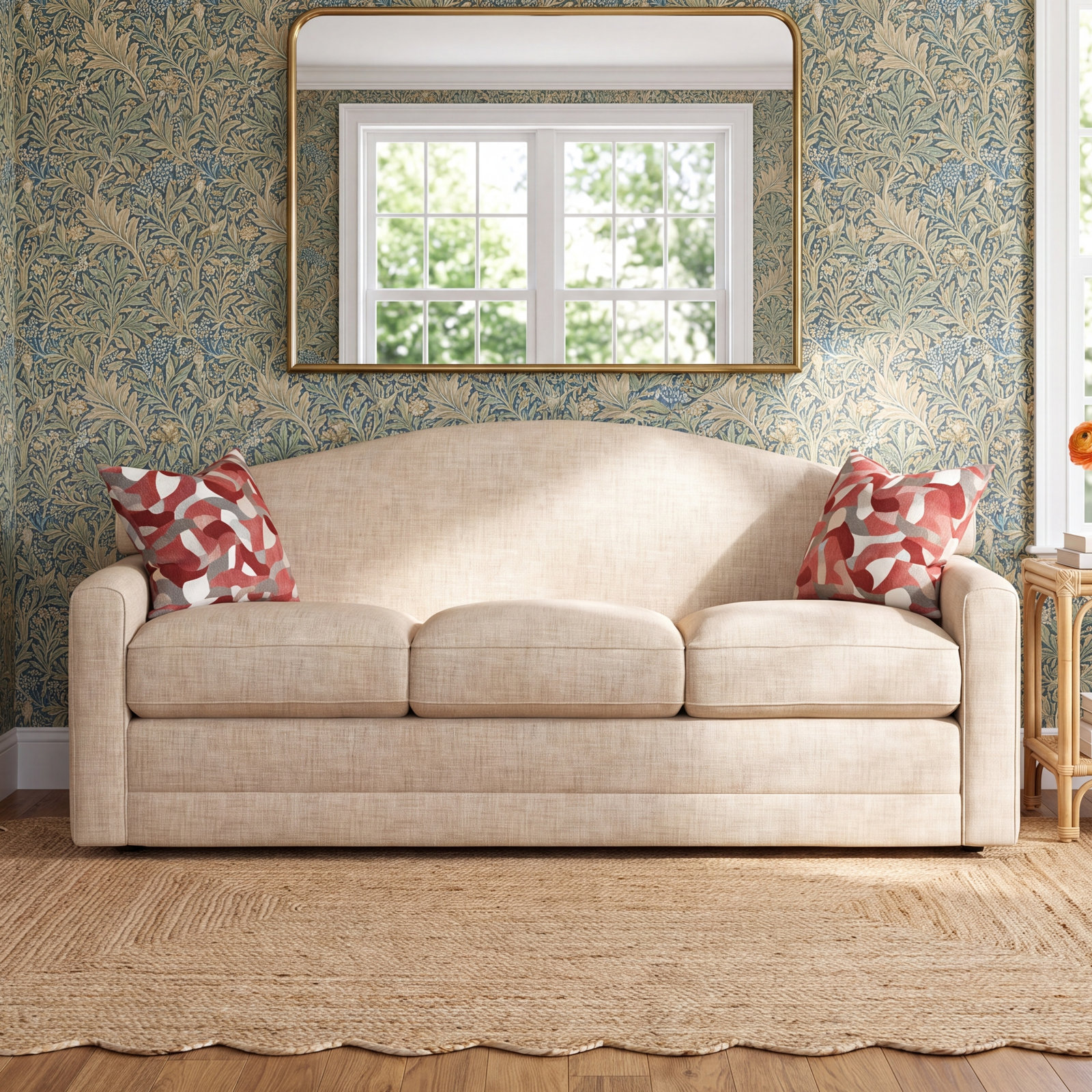Tillie 78" 3-Seat Sofa, Tan