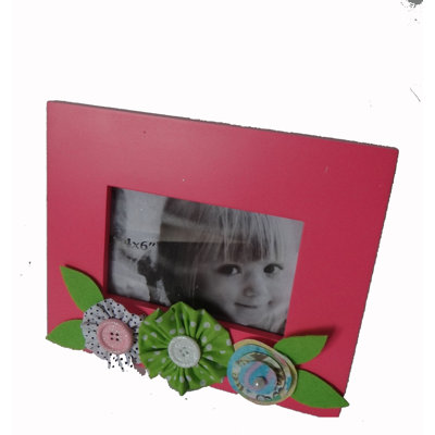 Willacy Red Picture Frame with Mat