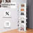 White 7 Tier Shoe Rack - 360 Rotating For Space Saving And Organization  White  Design