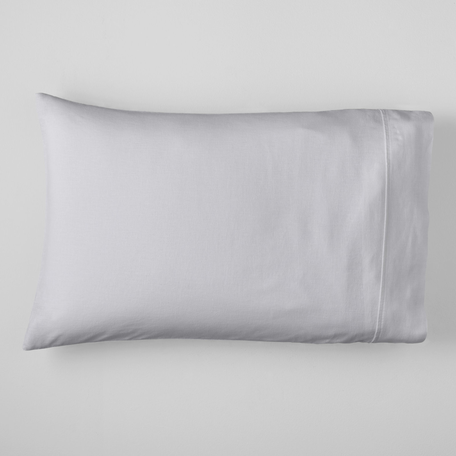 Jeffen Linen Blend Pillowcase, King, Stormy Blue