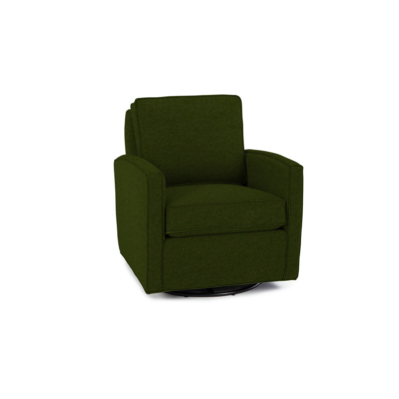 Eleanor Swivel Armchair, Olive Polyester
