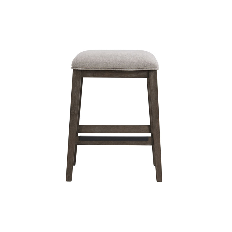 Rabecca Upholstered Counter Stool with Solid Wood Frame