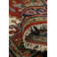 Tapis traditionnel orange en laine fait à la main 3 x 5