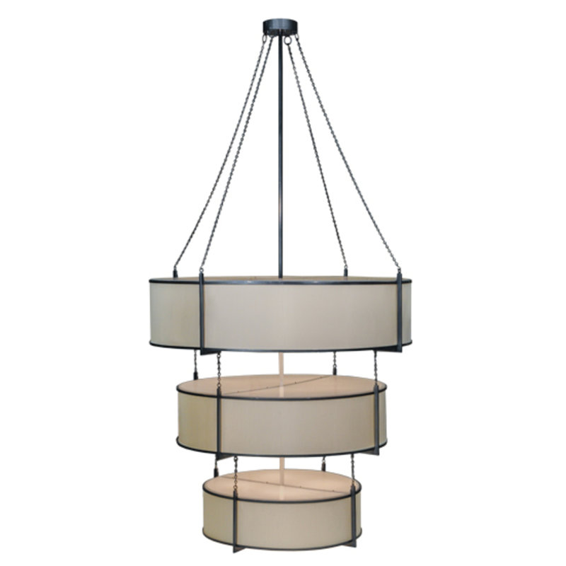 Lustre tambour à 24 lumières Zayvon