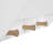 RiverRidge Kids Catch-All Wall Bookshelf with 2 Toy Storage Cubbies and 3 Wooden Hooks for Playroom, Nursery, and Reading Nook - White