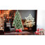 Arbre de Noël 59,03 po avec 51 branches de pin séduisantes, 694 pointes et branches à aiguille dure, conception à charnière à réglage par tracas, support en métal coulé robuste 5 pi plus long, charmant et polyvalent, manœuvre mixte-1741684339