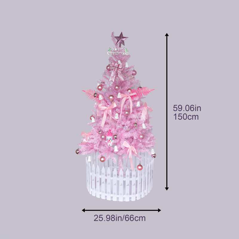 Arbre de Noël rose, 5'