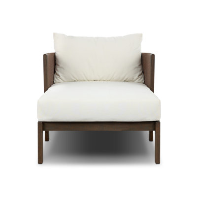 Delune 34" Patio Chaise Lounge