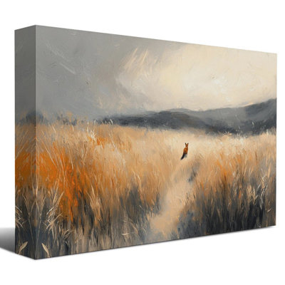 20" x 30" Framed Canvas Wall Art with Wood Frame, Ready to Hang