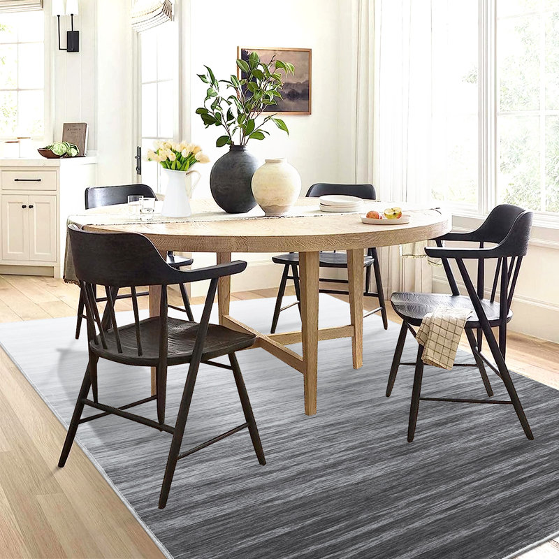 Zyiah Washable Ombre Indoor Rug, Rectangle 8' x 10'