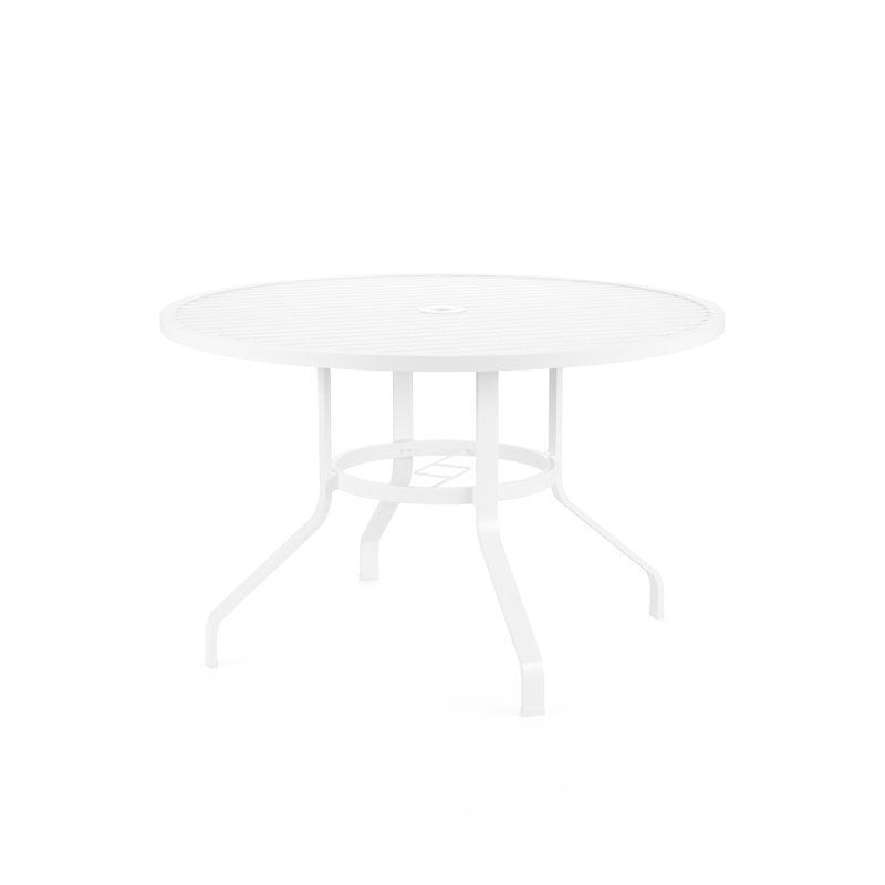 Table de salle à manger Bristol en aluminium thermolaqué