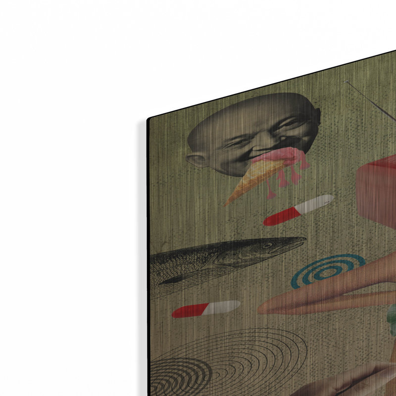 Trinx «Tamed» par Elo Marc, art mural en métal, 24 po x 36 po, H 36 po x l 24 po