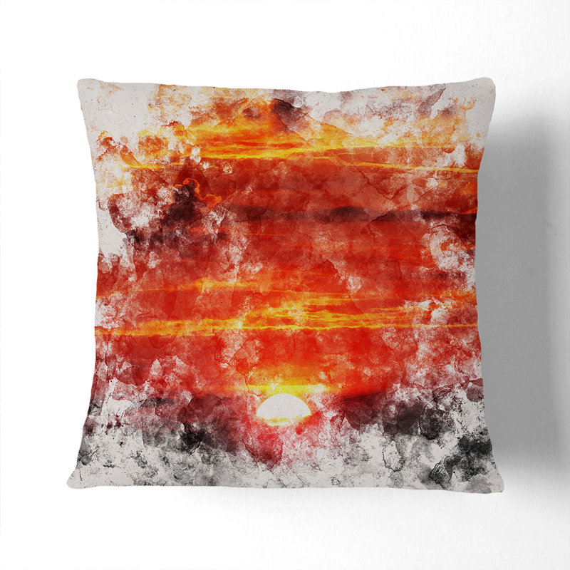 Square Cushion, 40cm H x 40cm W x 15cm D, Stone