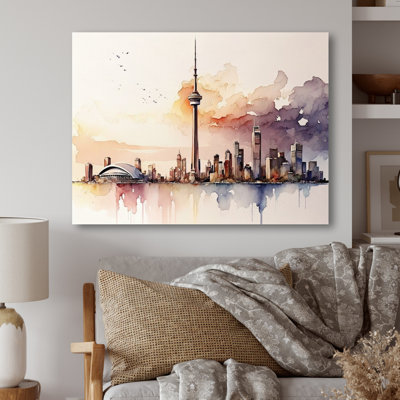 Toronto Skyline VII - reproduction sur toile