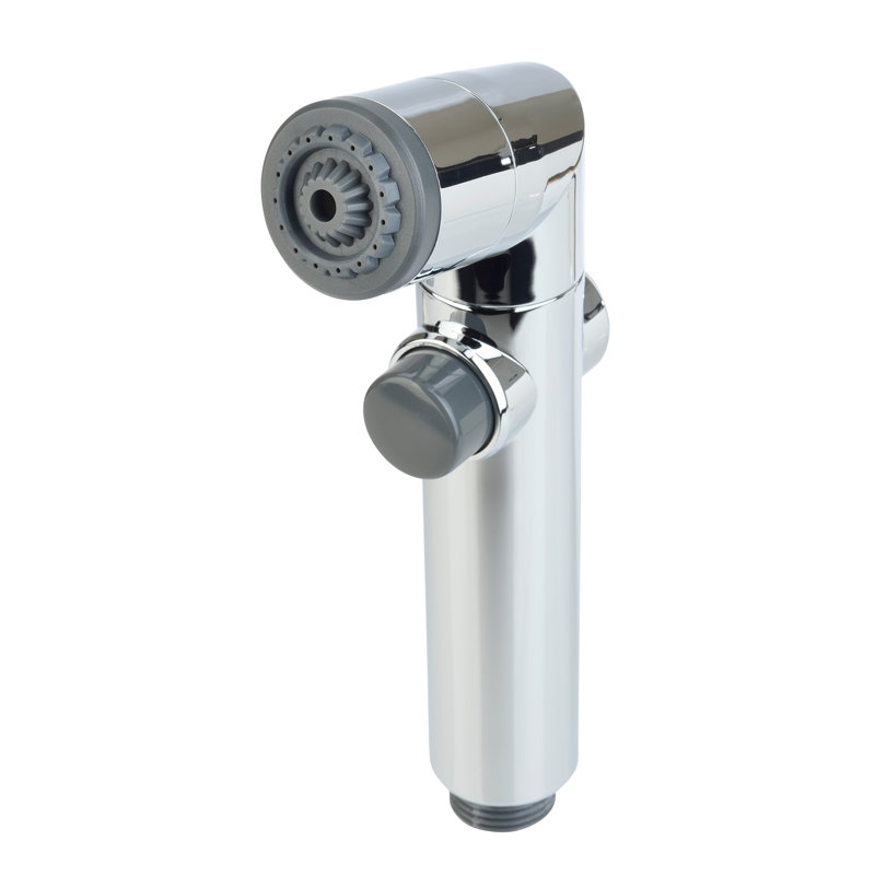 Chrome Handheld Bidet with Dual Spray Options